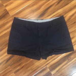 Stylus Women’s Flat Front Navy Cotton Shorts